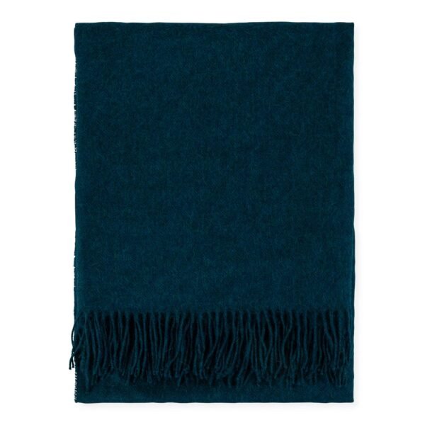 Pure Alpaca Throw Petrol