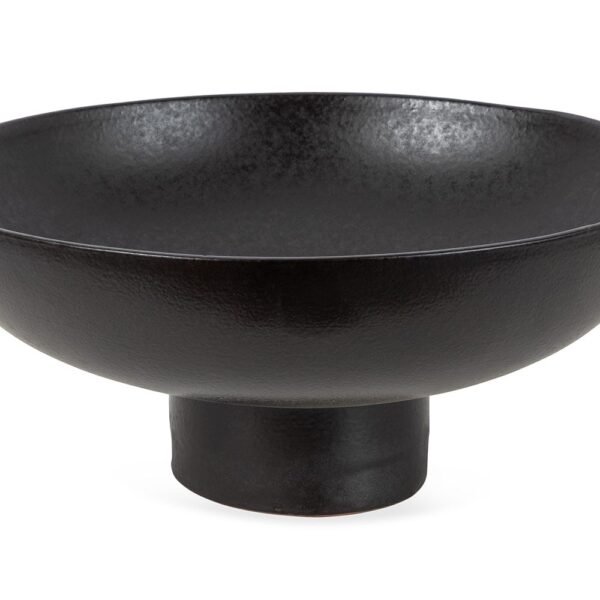 Terracotta Fruit Bowl Black in Large
