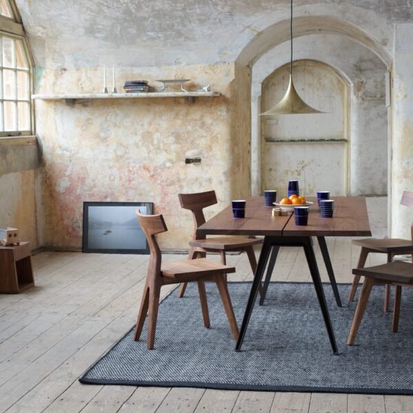 Welles Large Dining Table Danish Oiled Walnut